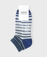TAKEO KIKUCHI/タケオキクチ TAKEO KIKUCHI グラデボーダーショートソックス/508365144