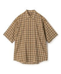 TOMORROWLAND MENS/インドコットン カスリチェック ハーフスリーブシャツ/508367284