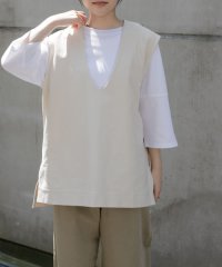 URBAN RESEARCH DOORS/FORK&SPOON　ジャガードUネックベスト/508367339