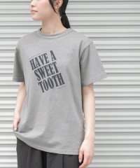URBAN RESEARCH DOORS/FORK&SPOON　オーバーダイロゴTシャツ/508367340