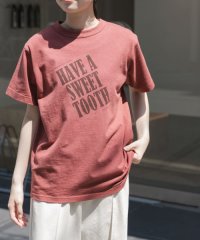 URBAN RESEARCH DOORS/FORK&SPOON　オーバーダイロゴTシャツ/508367340
