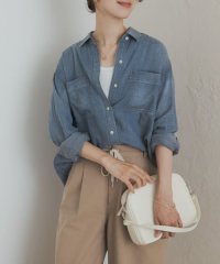 URBAN RESEARCH DOORS/『WEB先行販売』シアーデニムシャツ/508367388