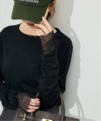 SLOBE IENA/《予約》レイヤードフロッキードットスリーブロンTEE/508367600