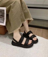 aimoha/アイモハ aimoha 【shoes 365】トリプルストラップ厚底サンダル/508367673