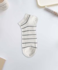 aimoha/アイモハ aimoha 【MOSOX】ボーダーショートソックス/508367694