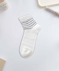 aimoha/アイモハ aimoha 【MOSOX】ボーダークルーソックス/508367704