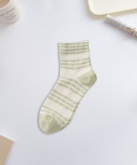 aimoha/アイモハ aimoha 【MOSOX】フラワー＆ボーダーデザインソックス/508367707