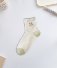 aimoha/アイモハ aimoha 【MOSOX】フラワー＆ボーダーデザインソックス/508367707