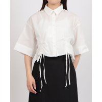 STYLEBLOCK/スタイルブロック STYLEBLOCK ブロード×ハーフスリーブドロストクロップドシャツ/508367954