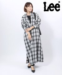 salong hameu/サロンハミュー Salong hameu Lee（リー） WESTERN DRESS デニム チェックシャツ ワンピース 長袖 ウエスタンシャツ/508367963