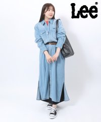 salong hameu/サロンハミュー Salong hameu Lee（リー） WESTERN DRESS デニム チェックシャツ ワンピース 長袖 ウエスタンシャツ/508367963