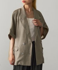 MAGASIN DE MODE Onjna/マガジンデモードオンジェナ MAGASIN DE MODE Onjna バックオーガンザヘリンボーンサマーWジャケット trc/508368094