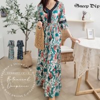 SneepDip/スニープディップ SneepDip 【17547】オリエンタルフラワーワンピース/508368103