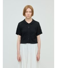 mizuiro ind/mizuiro ind ストレッチレースラウンドカラーシャツ/508368106