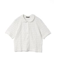 mizuiro ind/mizuiro ind ストレッチレースラウンドカラーシャツ/508368106