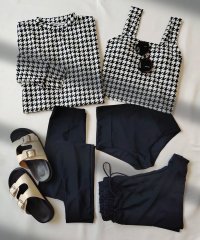 OSYAREVO/オシャレボ OSYAREVO 【ネット限定】【紫外線カット率99.9％以上】ラッシュガード レギンス 付き 体型カバー 【返品不可商品】/506605178