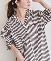 quaranciel/quaranciel:〈洗濯機可能〉REPREVE オープン カラー シャツ/508353047