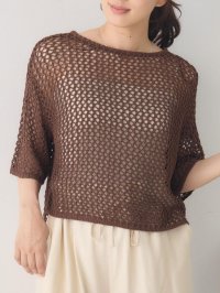 RETRO GIRL/レトロガール RETRO GIRL テープヤーンメッシュニット/508368395