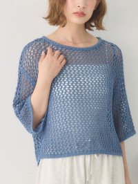 RETRO GIRL/レトロガール RETRO GIRL テープヤーンメッシュニット/508368395