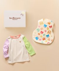 MIKI HOUSE HOT BISCUITS/長袖Tシャツ＆お食事スタイセット【BOX付き】/508368745