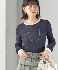 SHIPS WOMEN/《予約》〈手洗い可能〉ラメ シアー リブ ニット プルオーバー/508368949