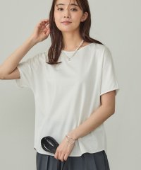 INDIVI/インディヴィ INDIVI 【汗ジミ防止／コットン100】シンプルTシャツ/508369205