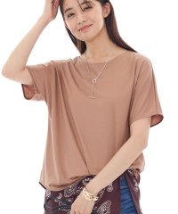 INDIVI/インディヴィ INDIVI 【汗ジミ防止／コットン100】シンプルTシャツ/508369205