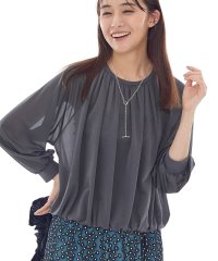 INDIVI/インディヴィ INDIVI 【体型カバー／マシンウォッシュ対応】シアージャージトップス/508369206