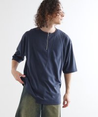 tk.TAKEO KIKUCHI/ティーケー タケオ キクチ tk.TAKEO KIKUCHI ウェーブ切替ジップTシャツ/508369212