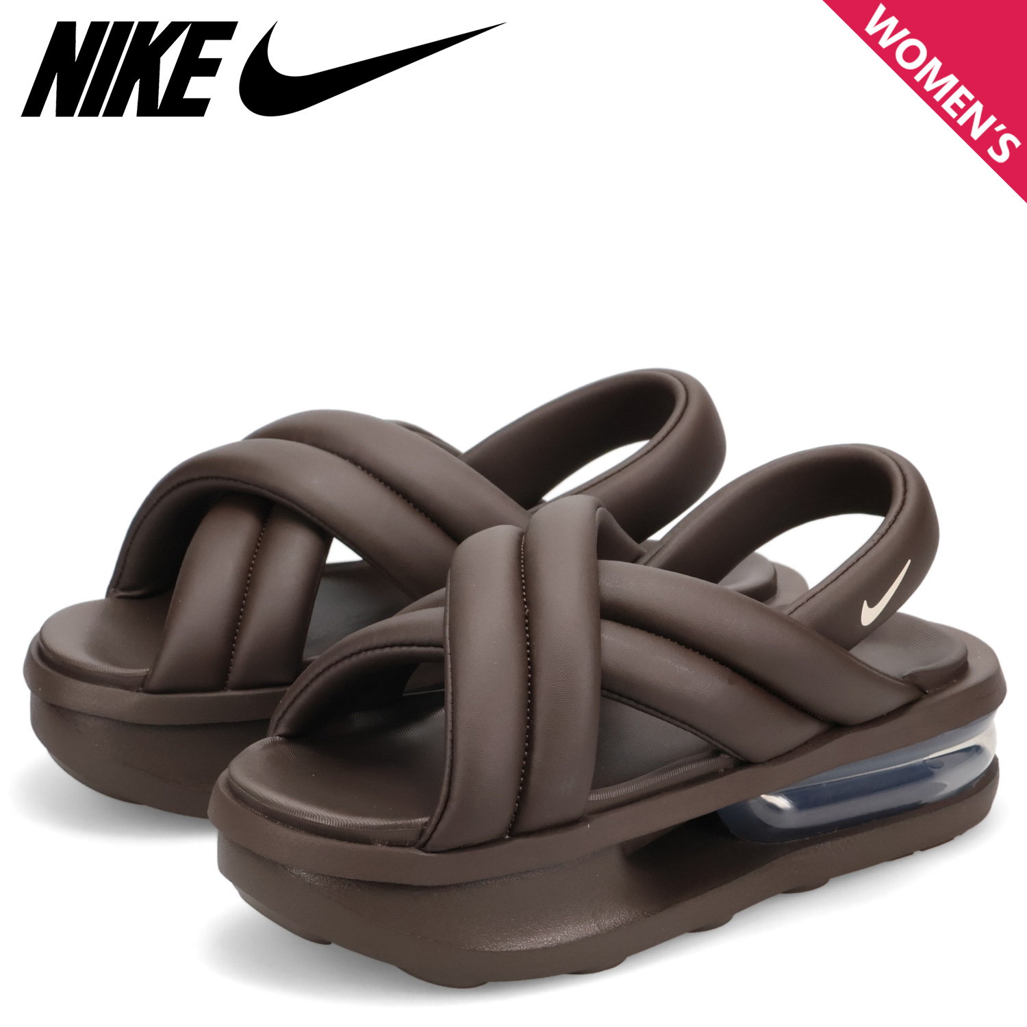 NIKE AIRMAX アイラ サンダル　ブラウン　23cm ナイキ NIKE エアマックスアイラ サンダル ストラップサンダル