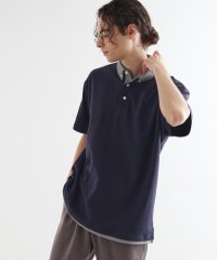 tk.TAKEO KIKUCHI/ティーケー タケオ キクチ tk.TAKEO KIKUCHI レイヤード鹿の子ポロ/508369686