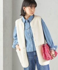 SHIPS WOMEN/《予約》〈手洗い可能〉ボア フリース リバーシブル ベスト/508369697