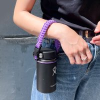 REAL STYLE/リアルスタイル REAL STYLE ペットボトルホルダー ハンドストラップ 紐 パラコード おしゃれ 水筒ホルダー ハンドル 持ち手 手持ち リング 6.5c/508369761