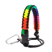 REAL STYLE/リアルスタイル REAL STYLE ペットボトルホルダー ハンドストラップ 紐 パラコード おしゃれ 水筒ホルダー ハンドル 持ち手 手持ち リング 6.5c/508369761