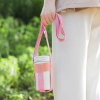REAL STYLE/リアルスタイル REAL STYLE ペットボトルホルダー 肩掛け ショルダー 紐 ストラップ おしゃれ 水筒ホルダー タンブラー 軽量 太め 斜めがけ 太め /508369765