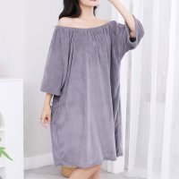 REAL STYLE/リアルスタイル REAL STYLE 着るバスタオル バスローブ ラップタオル レディース ワンピース チュニック お風呂 湯上がり 巻きタオル 大判 吸水 ル/508369769