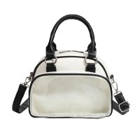 REAL STYLE/リアルスタイル REAL STYLE 痛バッグ ショルダーバッグ ミニリュック ボストン 痛バ 小さめ ミニ痛バ おしゃれ ハンドバッグ 缶バッジ クリア 透明/508369792