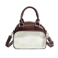 REAL STYLE/リアルスタイル REAL STYLE 痛バッグ ショルダーバッグ ミニリュック ボストン 痛バ 小さめ ミニ痛バ おしゃれ ハンドバッグ 缶バッジ クリア 透明/508369792