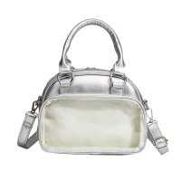 REAL STYLE/リアルスタイル REAL STYLE 痛バッグ ショルダーバッグ ミニリュック ボストン 痛バ 小さめ ミニ痛バ おしゃれ ハンドバッグ 缶バッジ クリア 透明/508369792