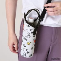 リアルスタイル REAL STYLE ペットボトルホルダー 肩掛け ショルダー 500ml 600ml 水筒 スヌーピー snoopy キャラクター グッズ カ