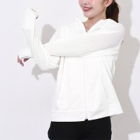 REAL STYLE/リアルスタイル REAL STYLE パーカー レディース ラッシュガード 夏 薄手 UVケア ジップアップ 指穴 冷感 涼しい 吸汗速乾 ドライ メッシュ 無/508369824