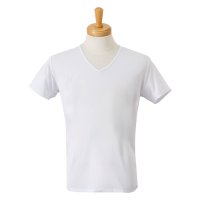 REAL STYLE/リアルスタイル REAL STYLE インナーシャツ メンズ 半袖 冷感 Vネック 肌着 吸汗 速乾 トップス インナー Vネック ドライ メッシュ 涼しい 薄/508369828