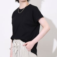 REAL STYLE/リアルスタイル REAL STYLE Tシャツ レディース 半袖 汗染み防止 綿100％ フレンチスリーブ 汗ジミ防止 汗じみ 対策 汗が目立たない UVケア /508369855