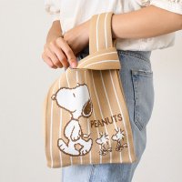 REAL STYLE/リアルスタイル REAL STYLE ニットバッグ ミニトート キャラクター スヌーピー snoopy グッズ ハンドバッグ レディース おしゃれ 小さめ 軽い/508369865