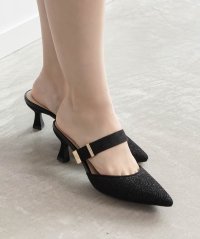 RANDA/ランダ RANDA ゴールドパーツミュールパンプス/508369867