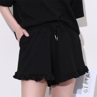 REAL STYLE/リアルスタイル REAL STYLE ショートパンツ レディース 夏 コットン 綿 フリル 涼しい スポーツ スウェット スエット 膝上 ボトムス ポケット ス/508369888