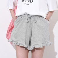 REAL STYLE/リアルスタイル REAL STYLE ショートパンツ レディース 夏 コットン 綿 フリル 涼しい スポーツ スウェット スエット 膝上 ボトムス ポケット ス/508369888