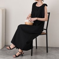 REAL STYLE/リアルスタイル REAL STYLE ワンピース レディース 夏 ロング マキシ ノースリーブ フレア Aライン リボン きれいめ 上品 旅行 リゾート 可愛い/508369895