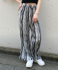 me Jane/ミージェーン me Jane ニュアンスストライププリーツストレートパンツ/508370003