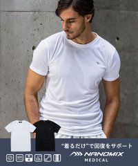1PIU1UGUALE3 RELAX/ウノ ピゥ ウノ ウグァーレ トレ リラックス 1PIU1UGUALE3 RELAX 【リカバリーテックウェア】ベーシック半袖Tシャツ/508370058